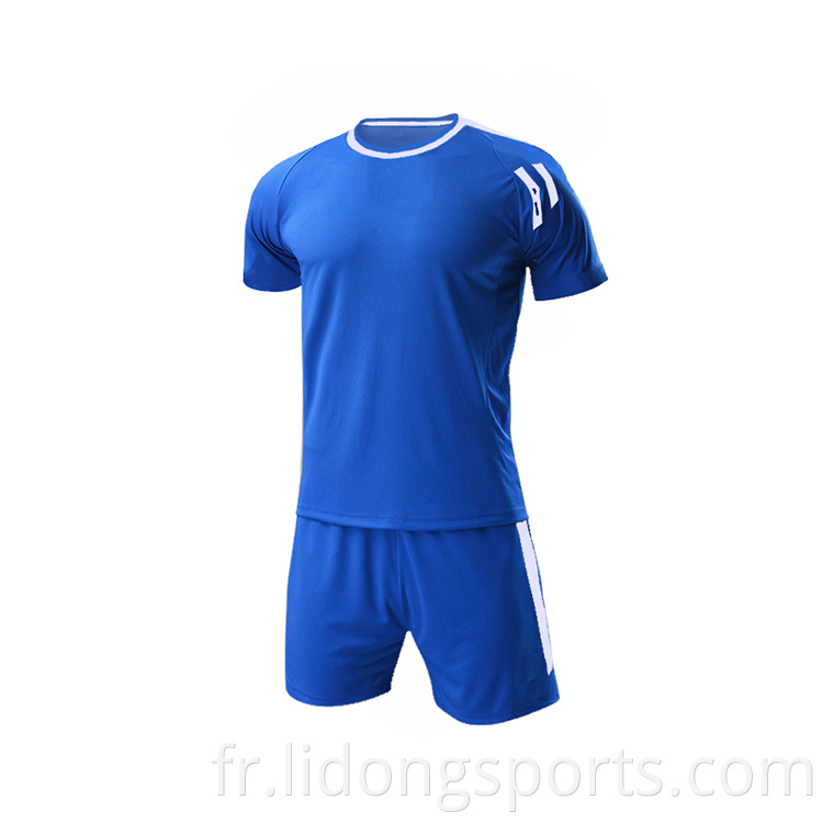 Chemises sèches kits en jersey personnalisés de football de football T-shirt Football Team for Mens